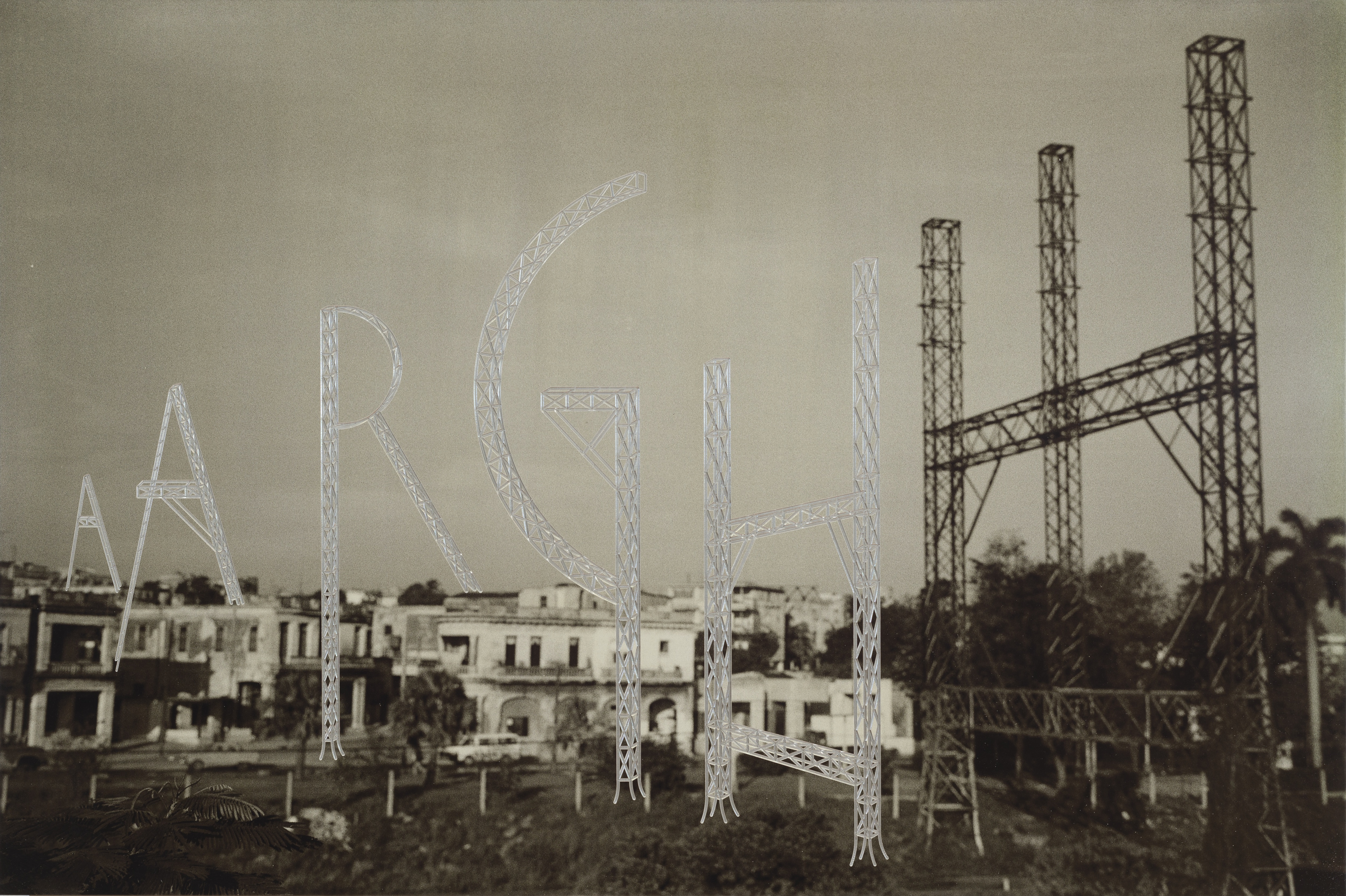 Carlos Garaicoa, From the Series To Transform the Political Speech in Facts, Finally II (V), 2009.